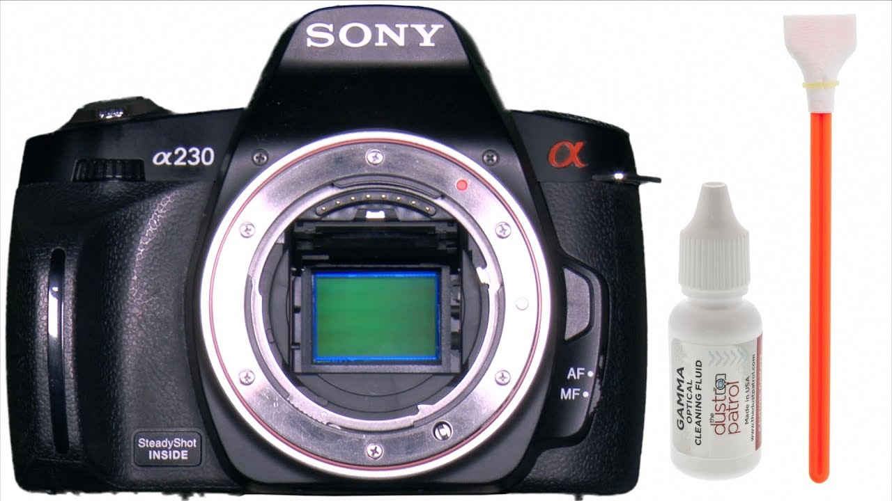 Sensor Cleaning Sony DSLR DIY
