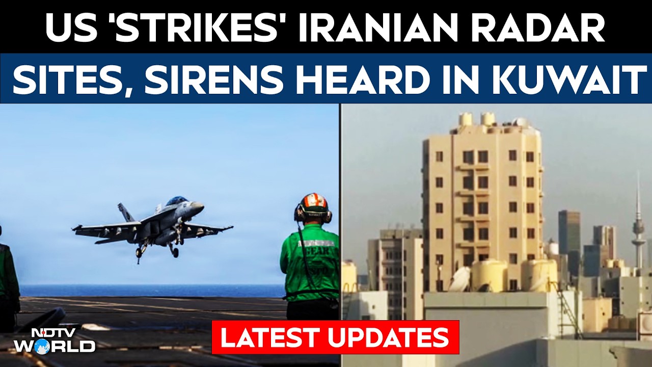 US Iran War Latest News | Sirens Sound Over Kuwait City As US Attacks Iranian Military Sites