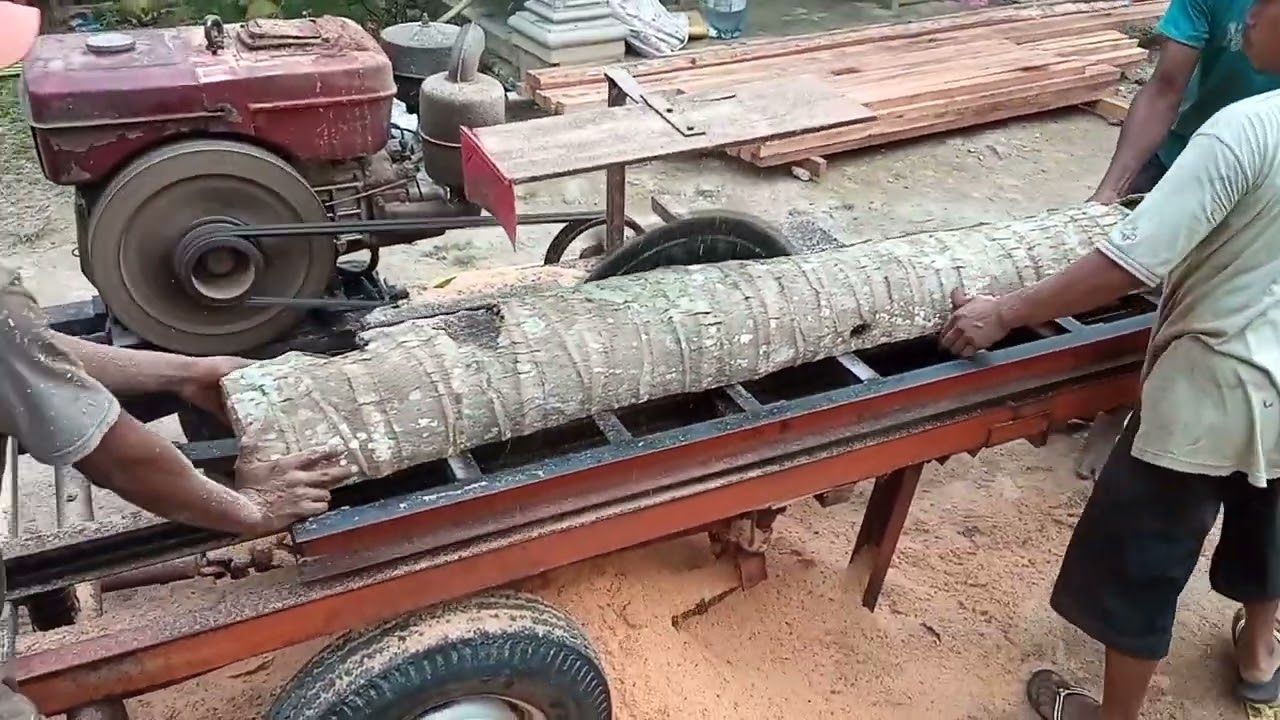 cara paling mudah membelah glugu wutuhan dengan serkel rakitan