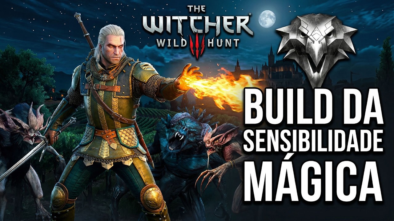 BUILD DO GRIFO COM SENSIBILIDADE MÁGICA - THE WITCHER 3