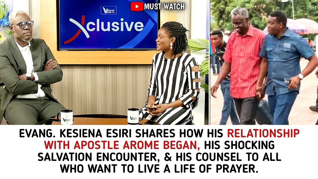 Evang. Kesiena Esiri Shares How He Met Apostle Arome On Facebook & His Shocking Salvation Encounter.