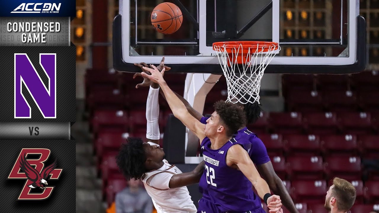 Northwestern vs. Boston College Condensed Game | ACC Men's Basketball 2019-20