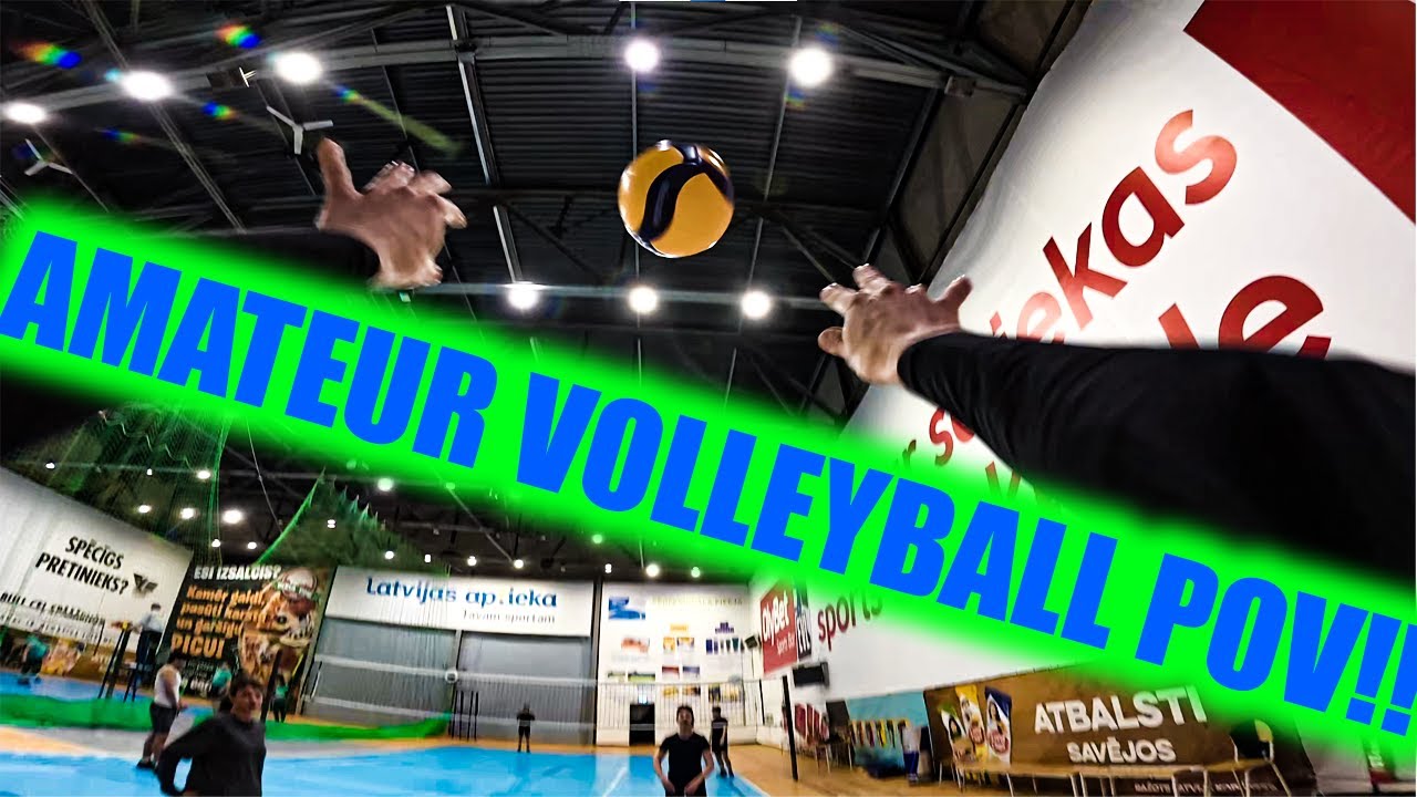 AMATEUR VOLLEYBALL POV. DJI Osmo Action 5 Pro POV