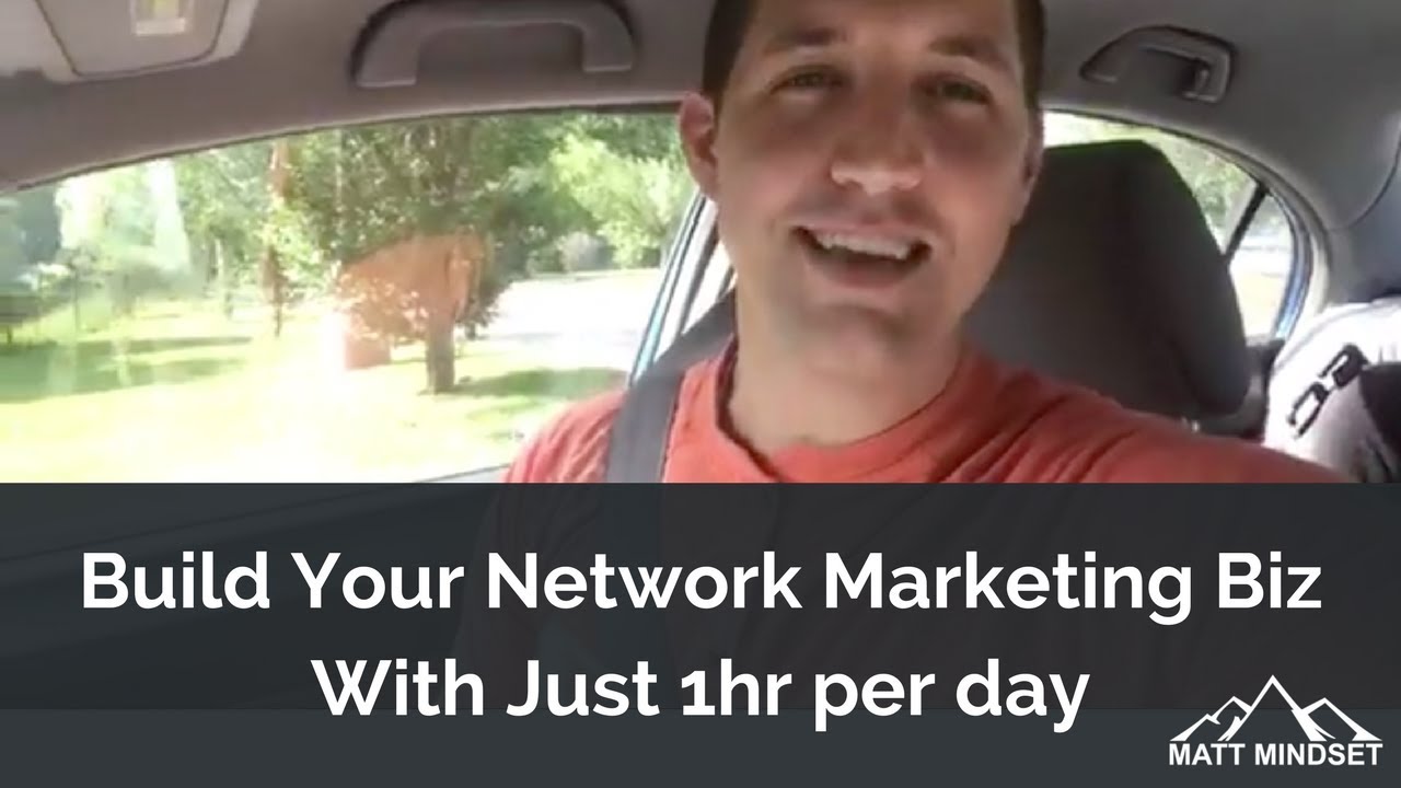 Build Network Marketing Part Time - In Just 1 Hour Per Day