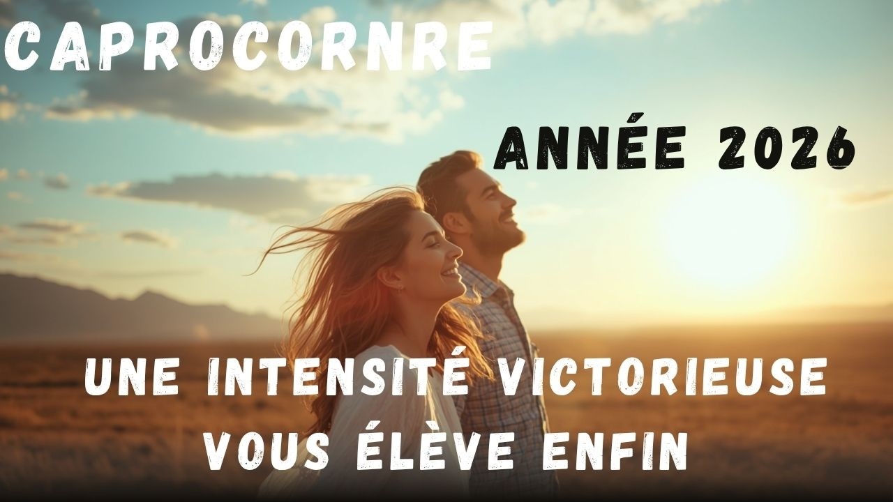 Capricorne Année 2026 ♑ Une intensité victorieuse vous élève enfin