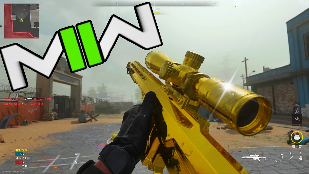 Unlocking the NEW GOLD MCPR-300 SNIPER in MW2 (Tips+Best Class Setup)