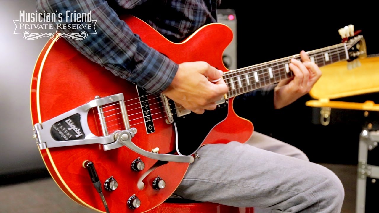 Gibson 1963 ES-335TDC VOS Bigsby w/ Custom Made Plate Semi-Hollow Guitar
