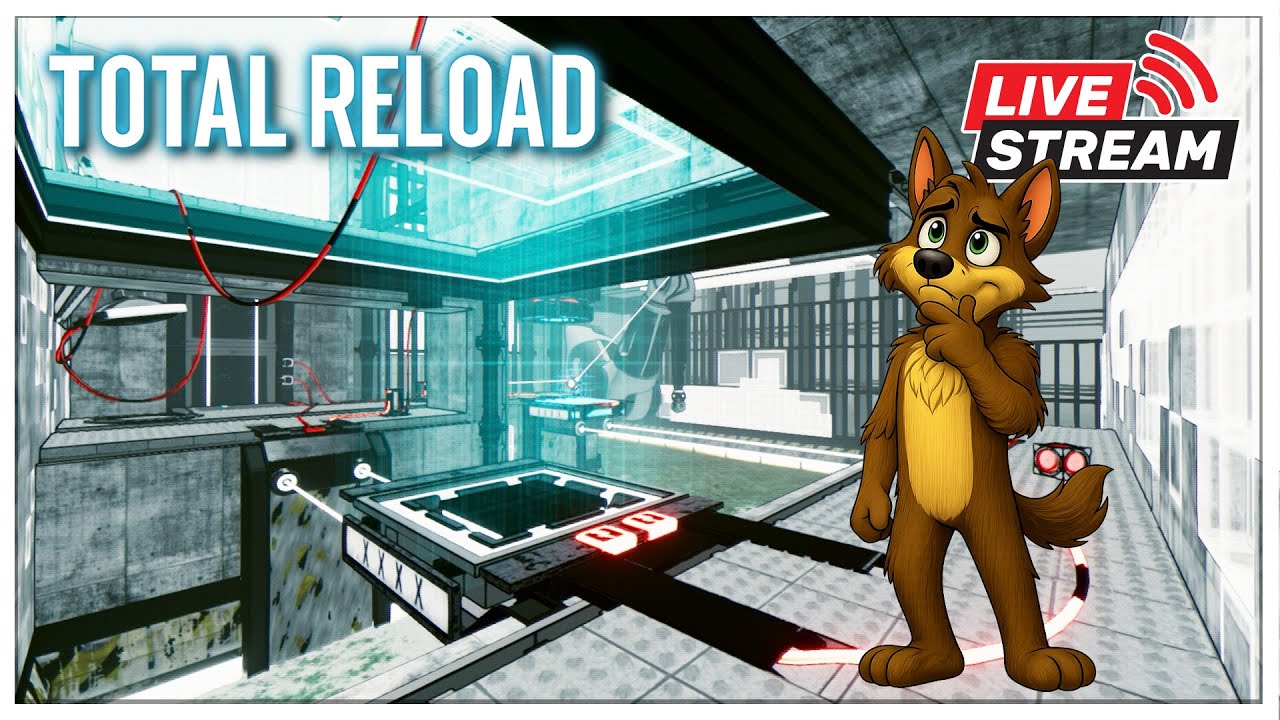 🔴 Is TOTAL RELOAD the Next PORTAL-Style Puzzle Game? | TOTAL RELOAD Gameplay Review & Let's Play
