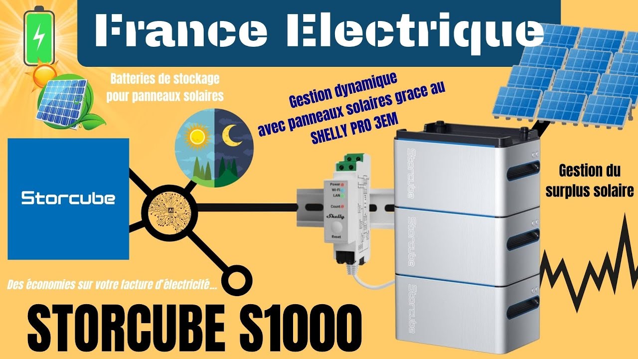 STORCUBE S1000 / La batterie modulable la plus économique et rentable du marché !