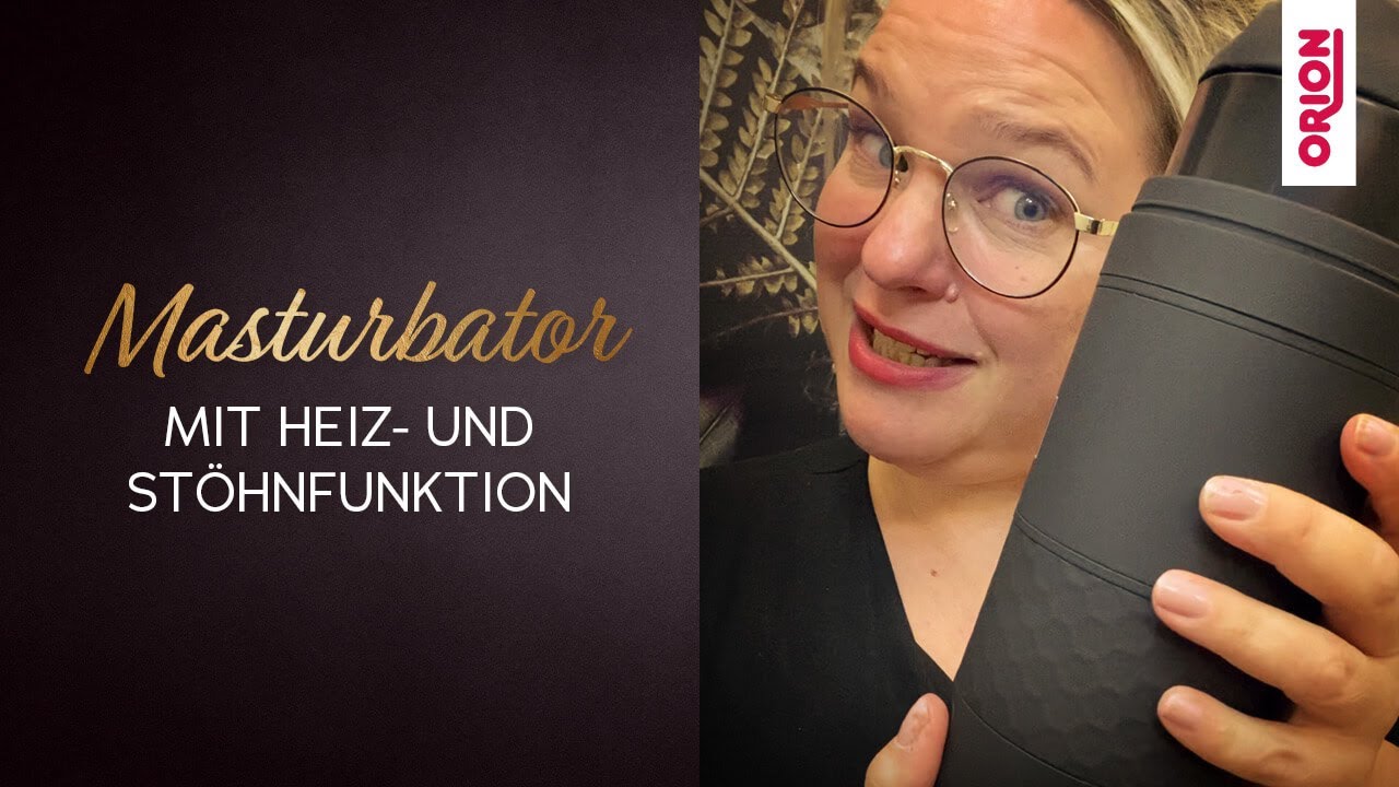 Masturbator mit Heiz- und St&ouml;hnfunktion