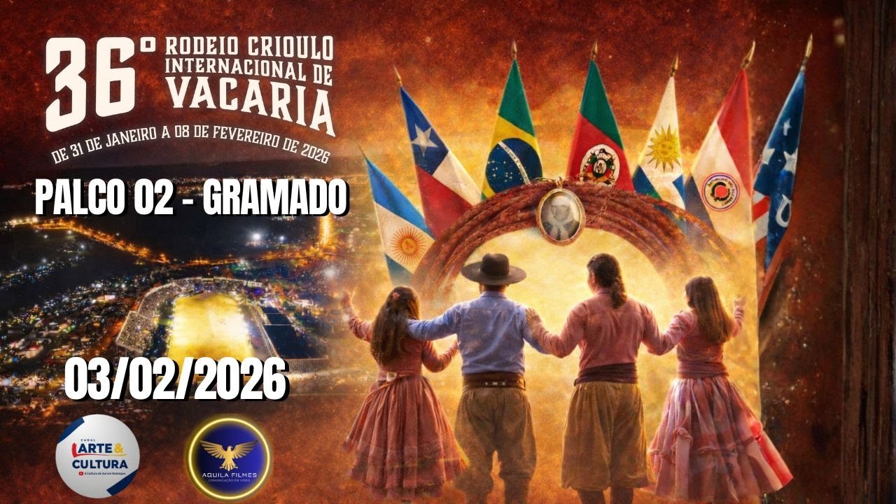 36º RODEIO INTERNACIONAL DE VACARIA -  GAITA TECLA MIRIN (PALCO GRAMADO) 03/02/2026