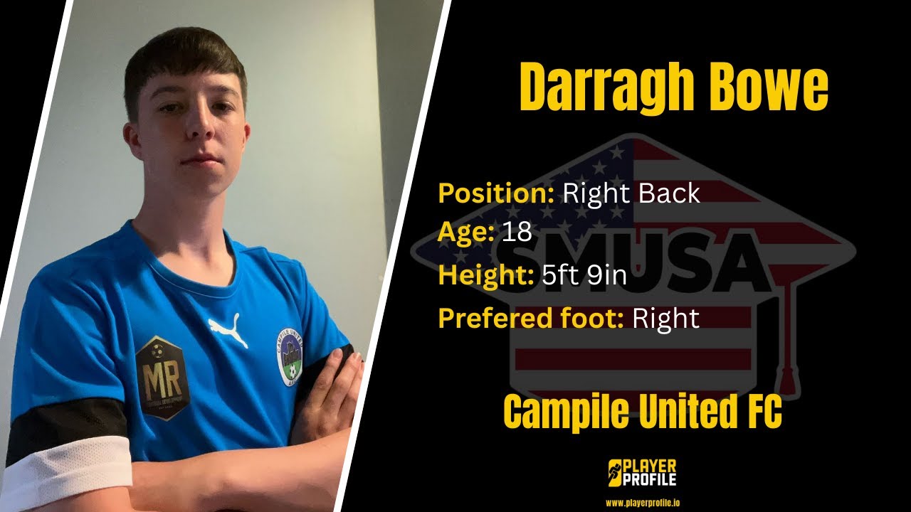 Darragh Bowe (18) | Right Back | Campile United FC | Highlights 2025