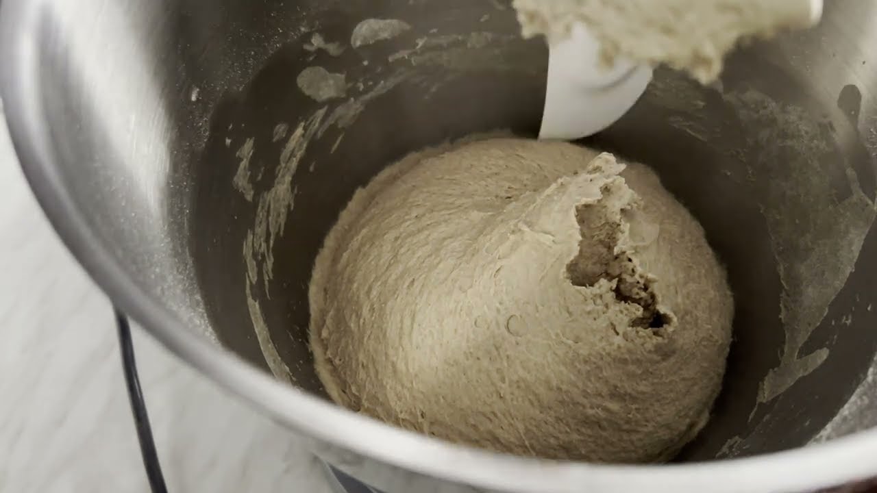 Bauernbrot mit Kenwood KVL85.594SI Titanium Chef Baker XL Küchenmaschine - Bauernbrot selber backen