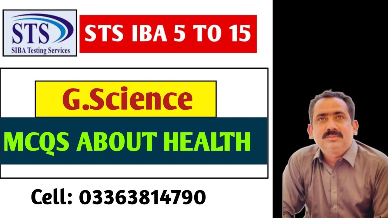 Prep Of PST/ JEST//  Mcqs Of Health //Prep Of 05-15//  Sajid's World