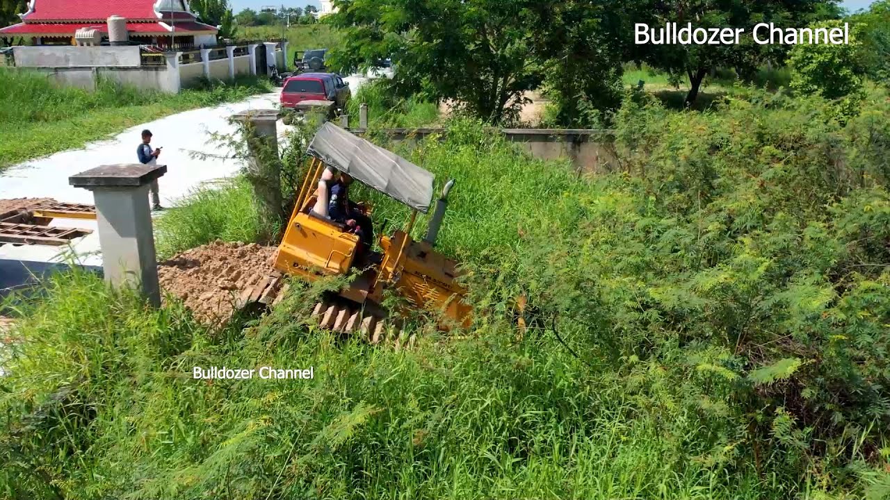 Wonderful Project Clearing Forest Trash By Skill Driver D31P Dozer Pushing Forest Trash Flood