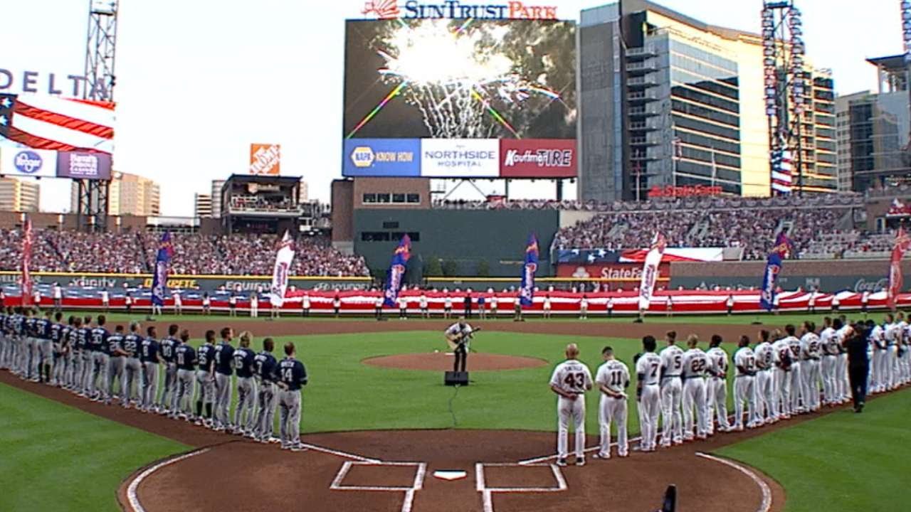 SD@ATL: Braves open SunTrust Park against the Padres
