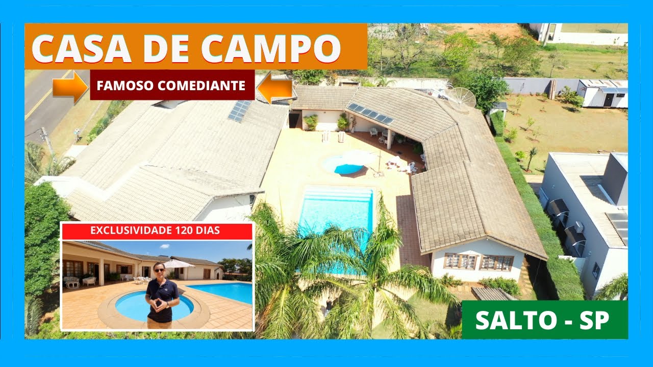 🔴 Casa de Campo de 👉CASAL FAMOSO na cidade de Salto -SP| Exclusividade Rodrigo Andreazza