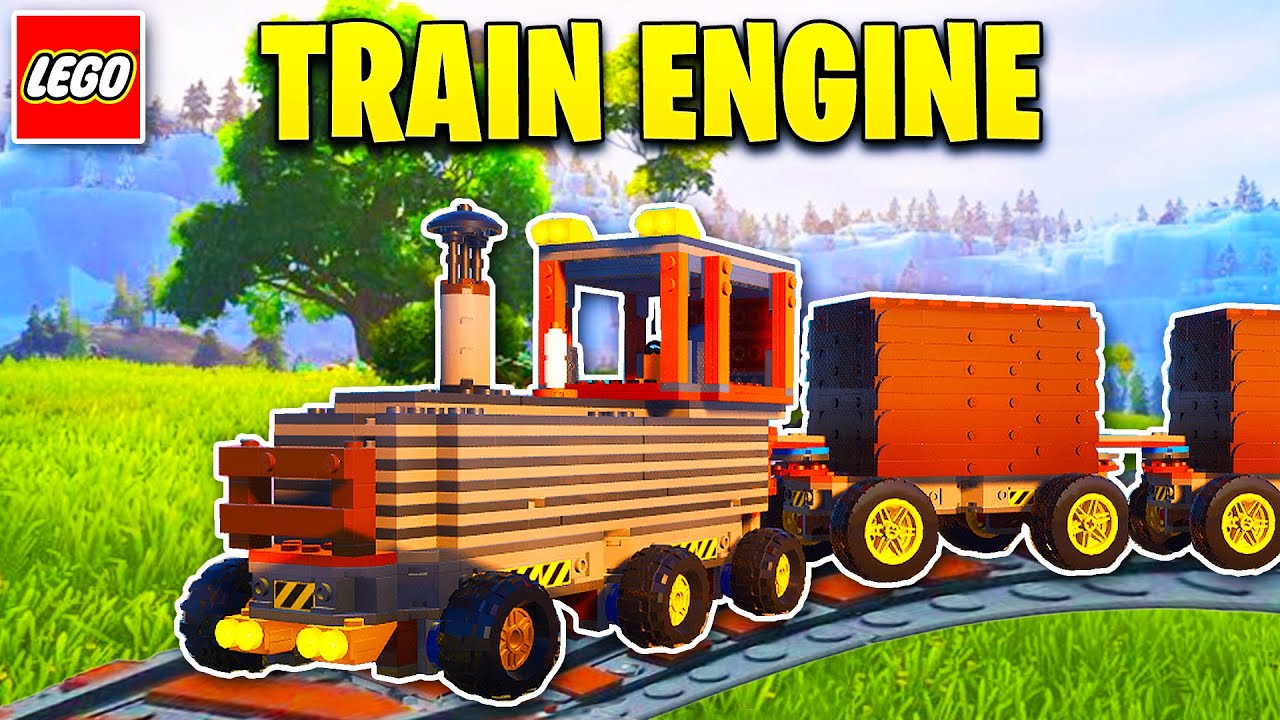 I Built a Fully Functional Train In LEGO Fortnite!