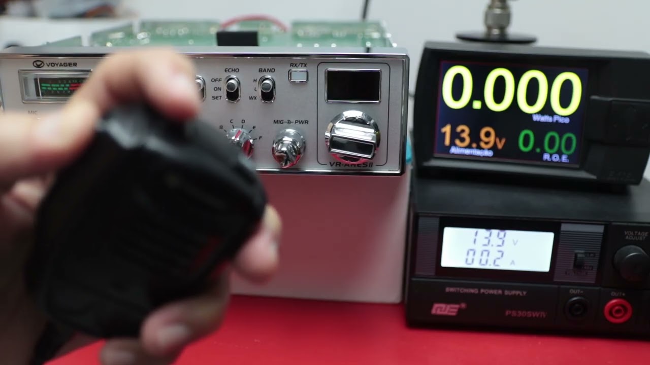 CB Radio - VR Ares II AM FM Menu serviço - Anytone - Voyager