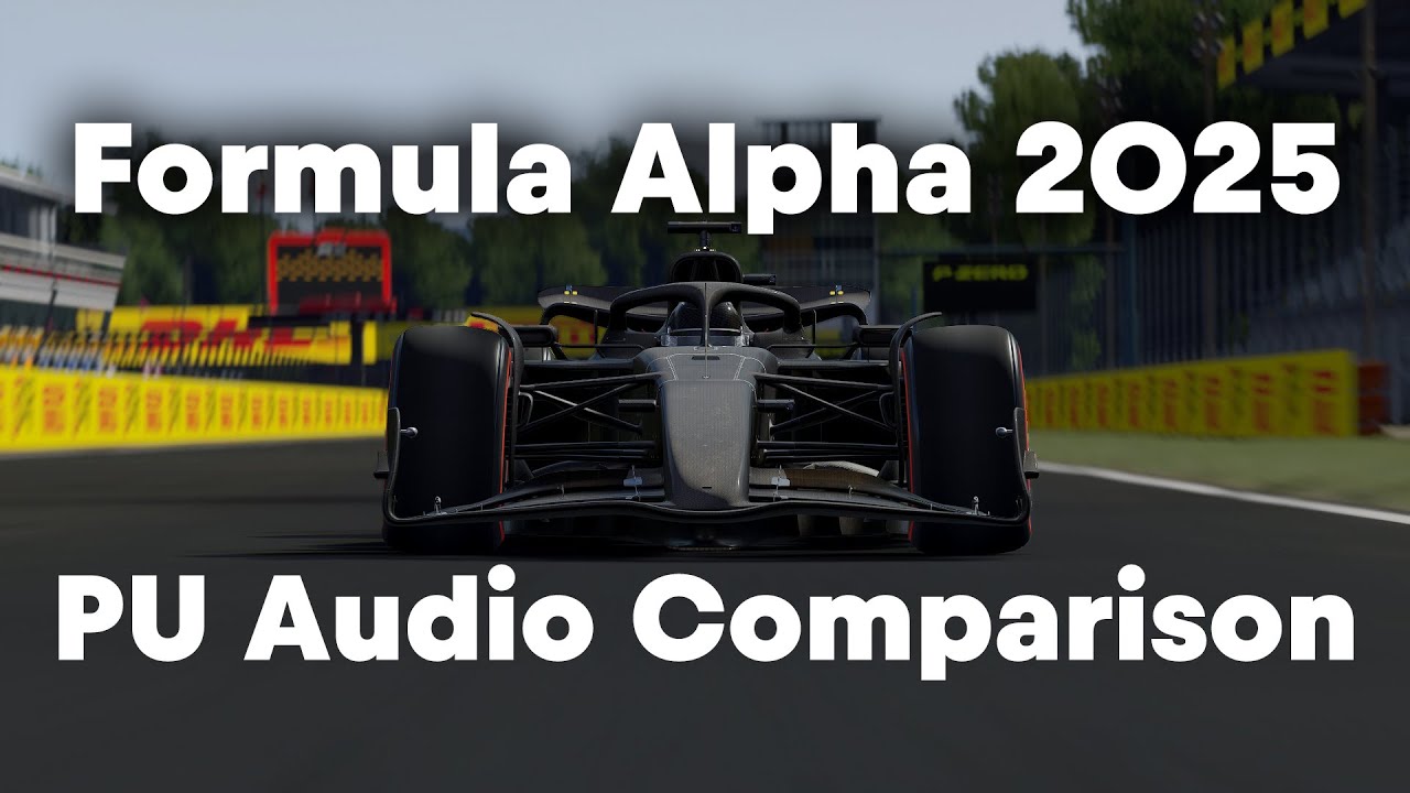 VRC Formula Alpha 2025 PU Audio Comparison
