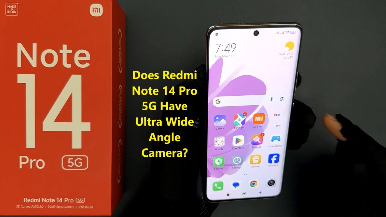 Does Redmi Note 14 Pro 5G Have Ultra Wide Angle Camera?