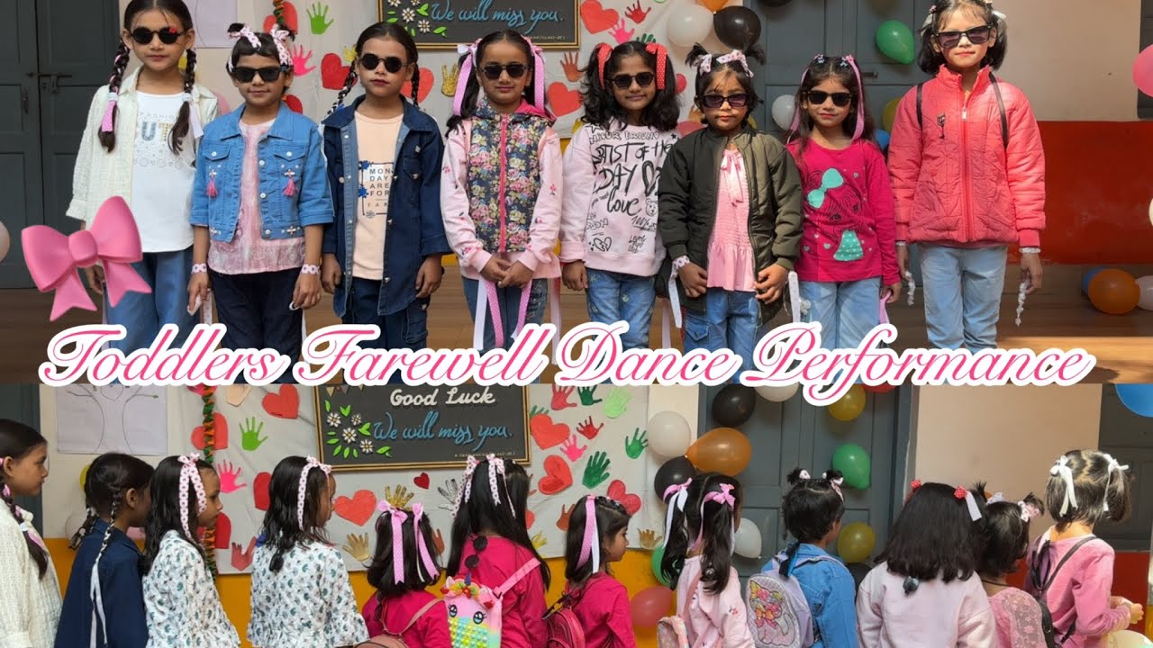  Toddlers Farewell Dance Performance | Cuties in one frame | 💕lifewithfalakkk