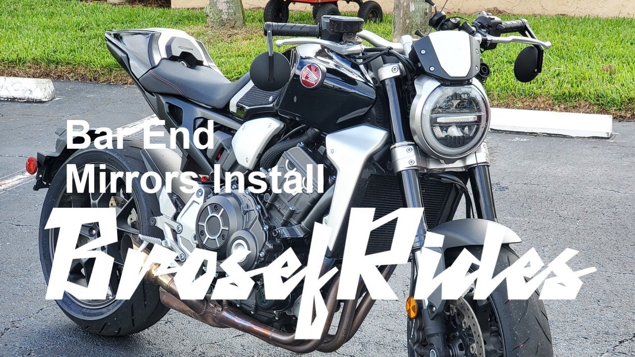 2018 Honda CB1000R Bar End Mirrors Installation