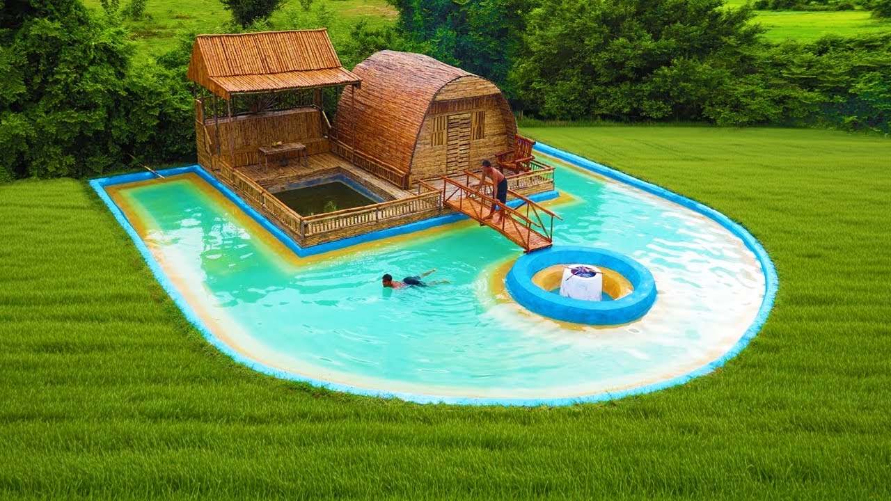 Dream Bamboo Water Villa in Nature — Paradise Getaway 🌿💦