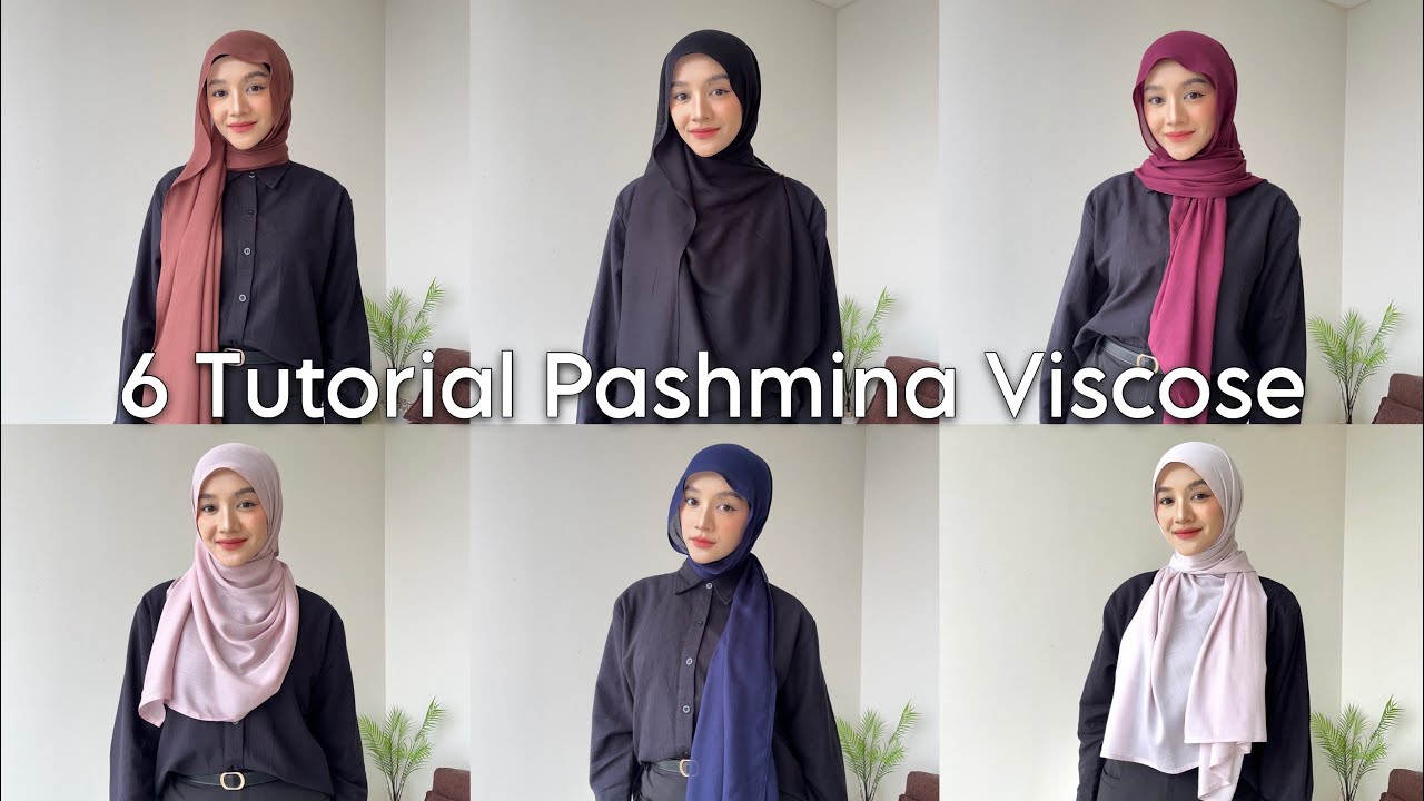 Tutorial Pashmina Viscose | modal viscose