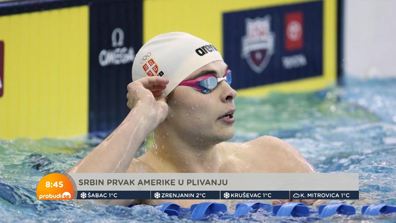 Srbin prvak Amerike u plivanju: Pobedio rak bubrega, pa se vratio u bazen