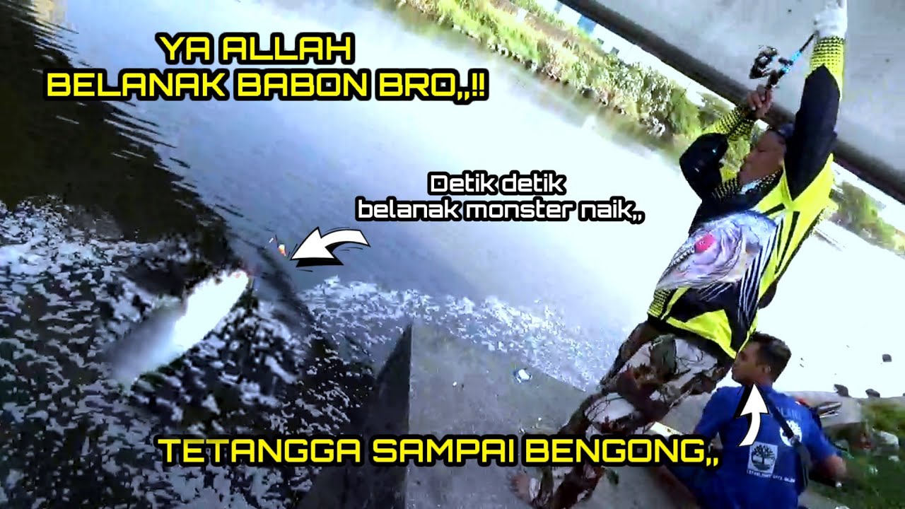 MANCING IKAN BELANAK DI MUARA BIKIN IRI TETANGGA