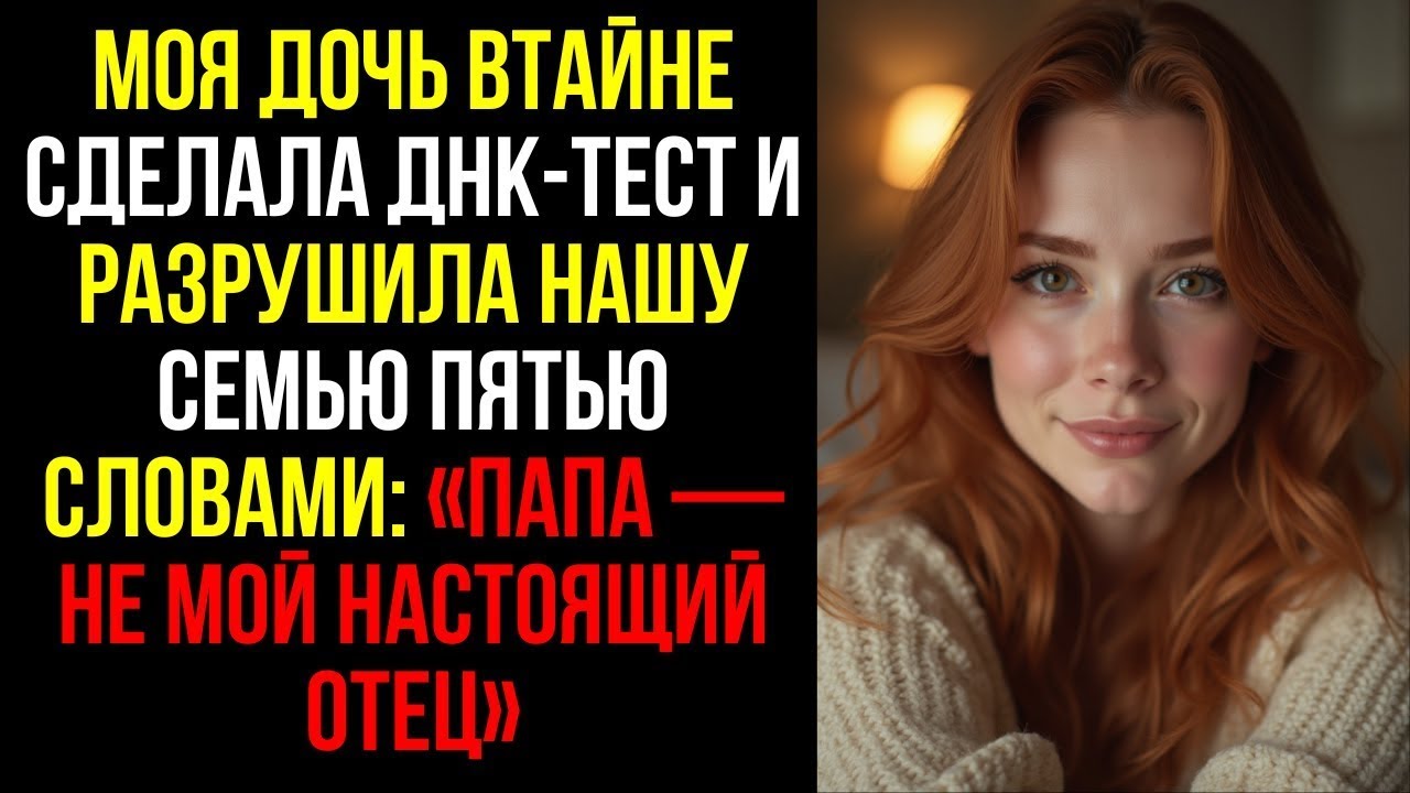 Моя ДОЧЬ втайне сделала ДНК-ТЕСТ и РАЗРУШИЛА нашу СЕМЬЮ пятью словами- «ПАПА — не мой НАСТОЯЩИЙ...