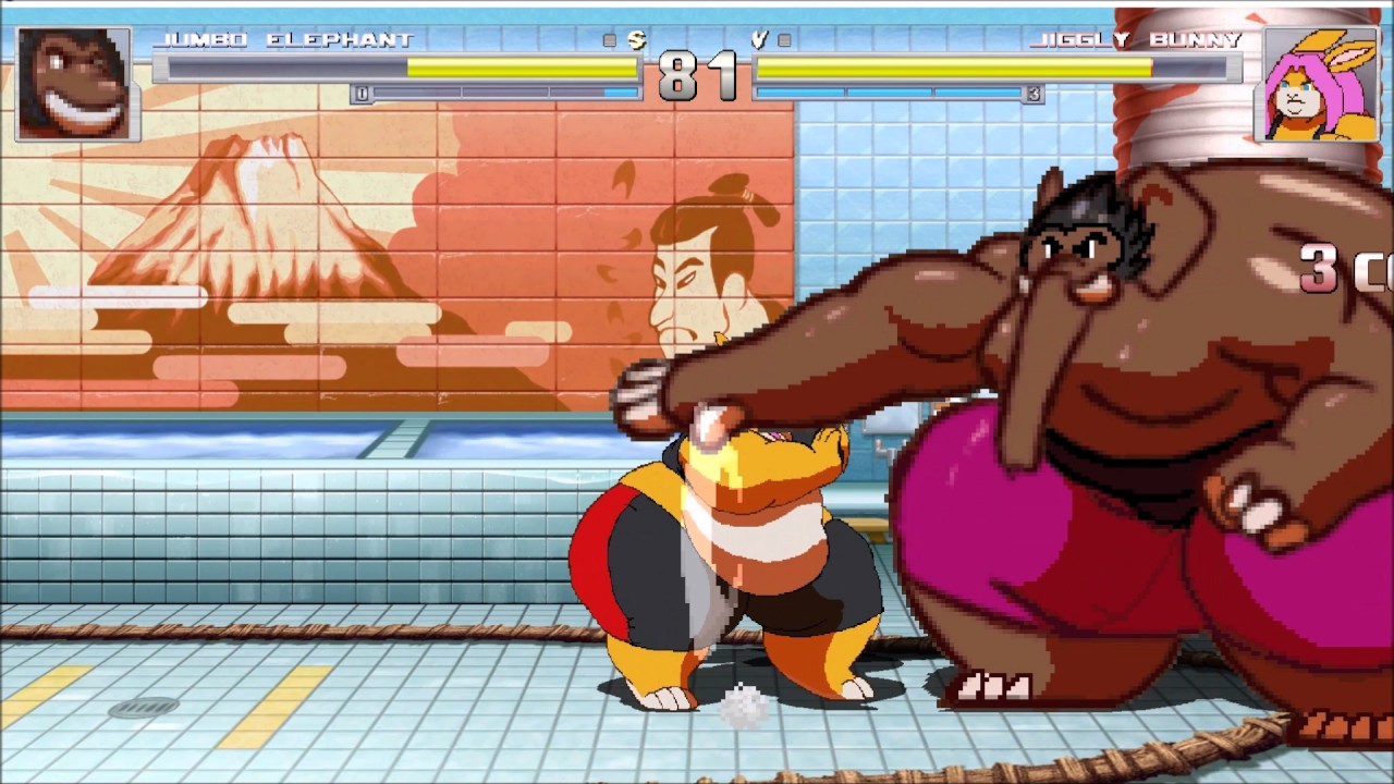 Jumbo Elephant vs Jiggly Bunny