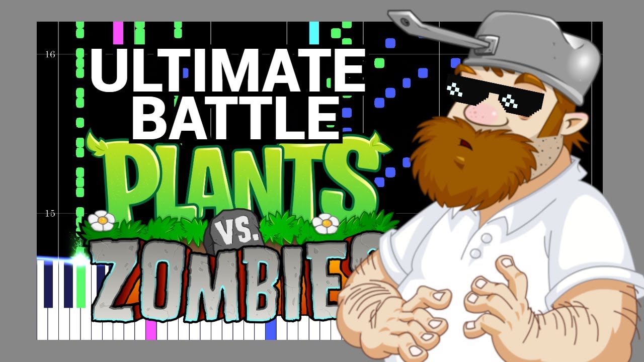 Ultimate Battle - Plants VS Zombies [Piano Tutorial]