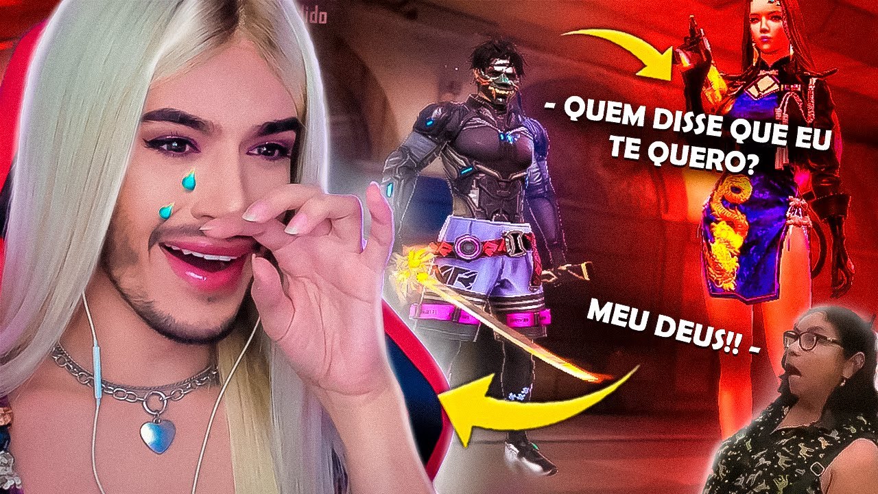 LEVEI UM FORA AO VIVO! Free Fire - Andy Ferreira