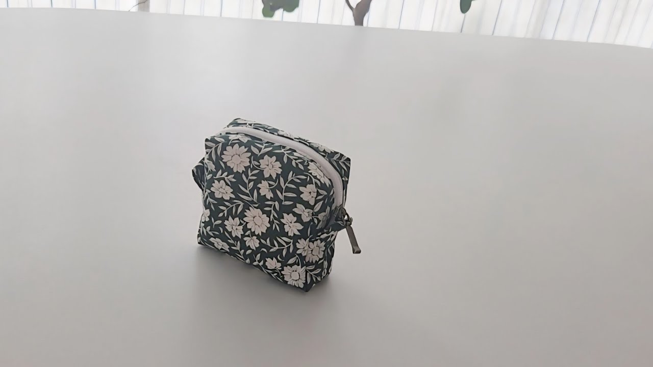 남는 원단으로 만드는 미니 파우치 ㅣ sewing mini pouch