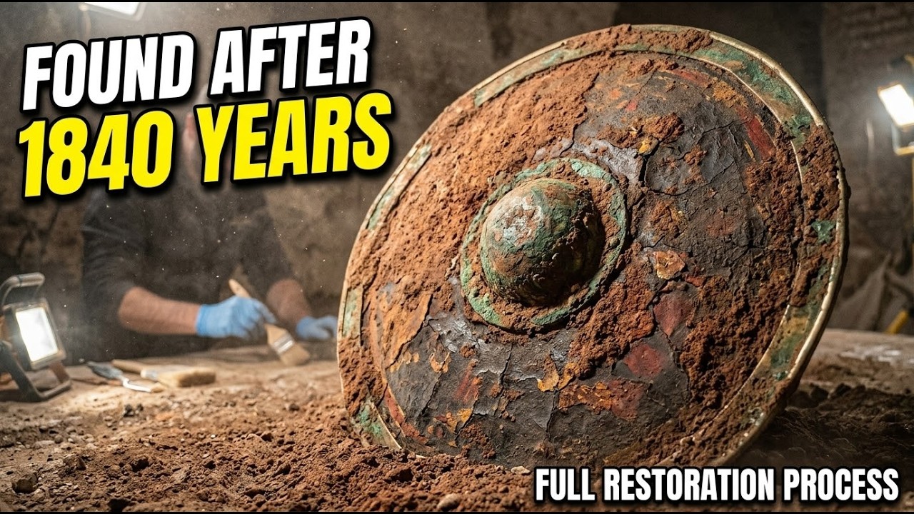 Gladiator's Shield Abandoned in the Colosseum in 185 AD — Full Restoration