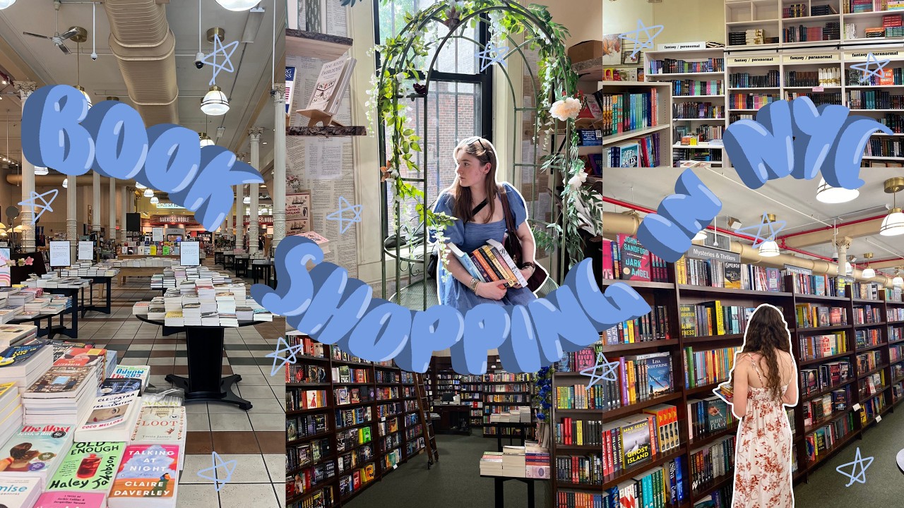 book shopping in NYC 🦋✨ giant book haul