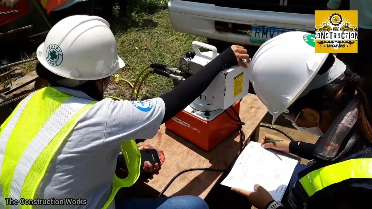 Stressing Jack & Pump Machine || Pre-Stressed Girder