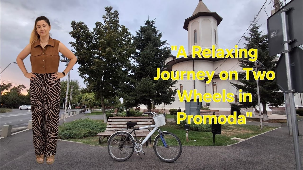 Ride through the Chiajna promenade with my tourtak bike