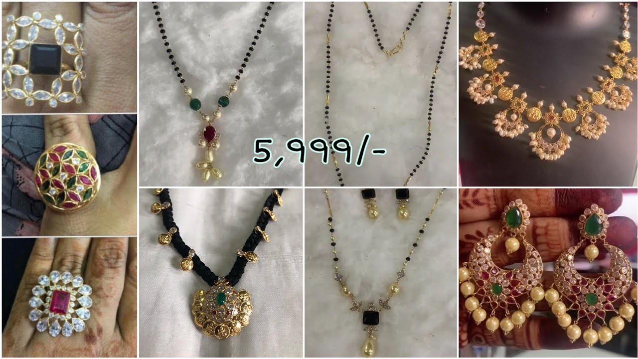 Light weight gold jewellery with prices| Contact details|Latest jewellery collections|14carats gold