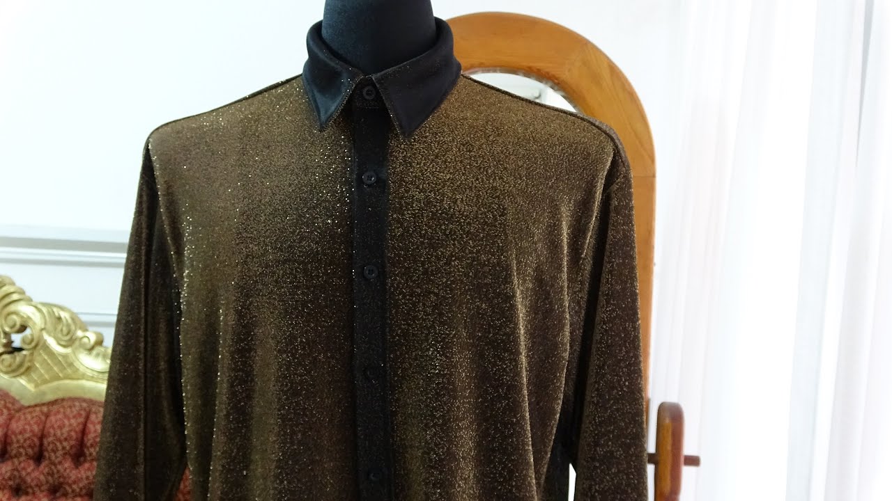 Camisa dorada para Caballero