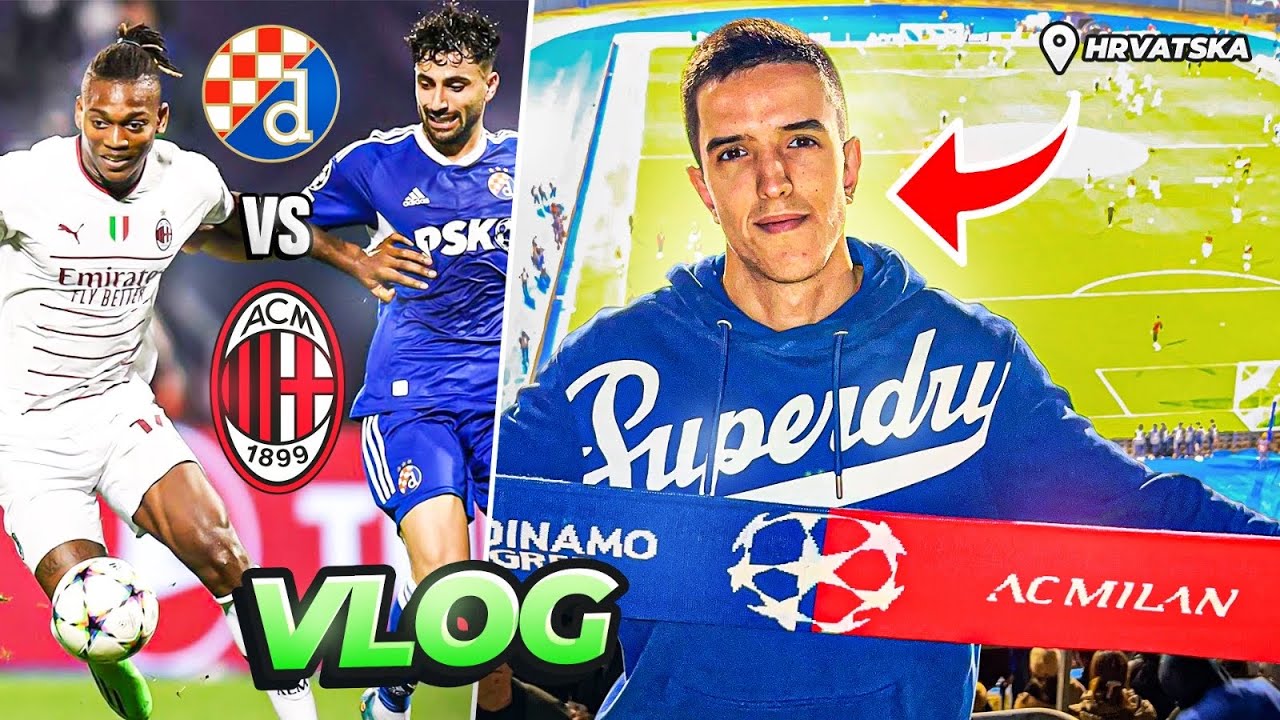 DINAMO ZAGREB - MILAN VLOG IZ ZAGREBA! *OSTVARENJE SNA!*