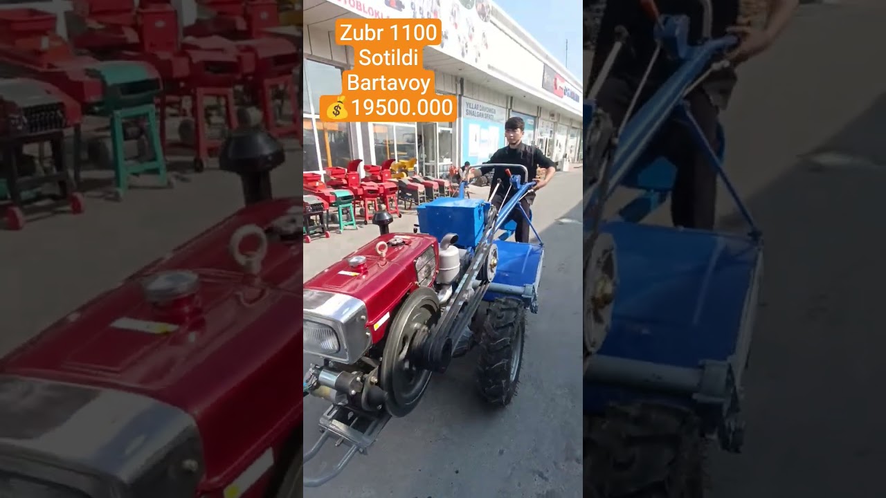 ZUBR 1100 DANGʻARAGA SOTILDI#traktr #automobile #rekamindatsiya #mtz #youtubeshorts #zubr #news #nar