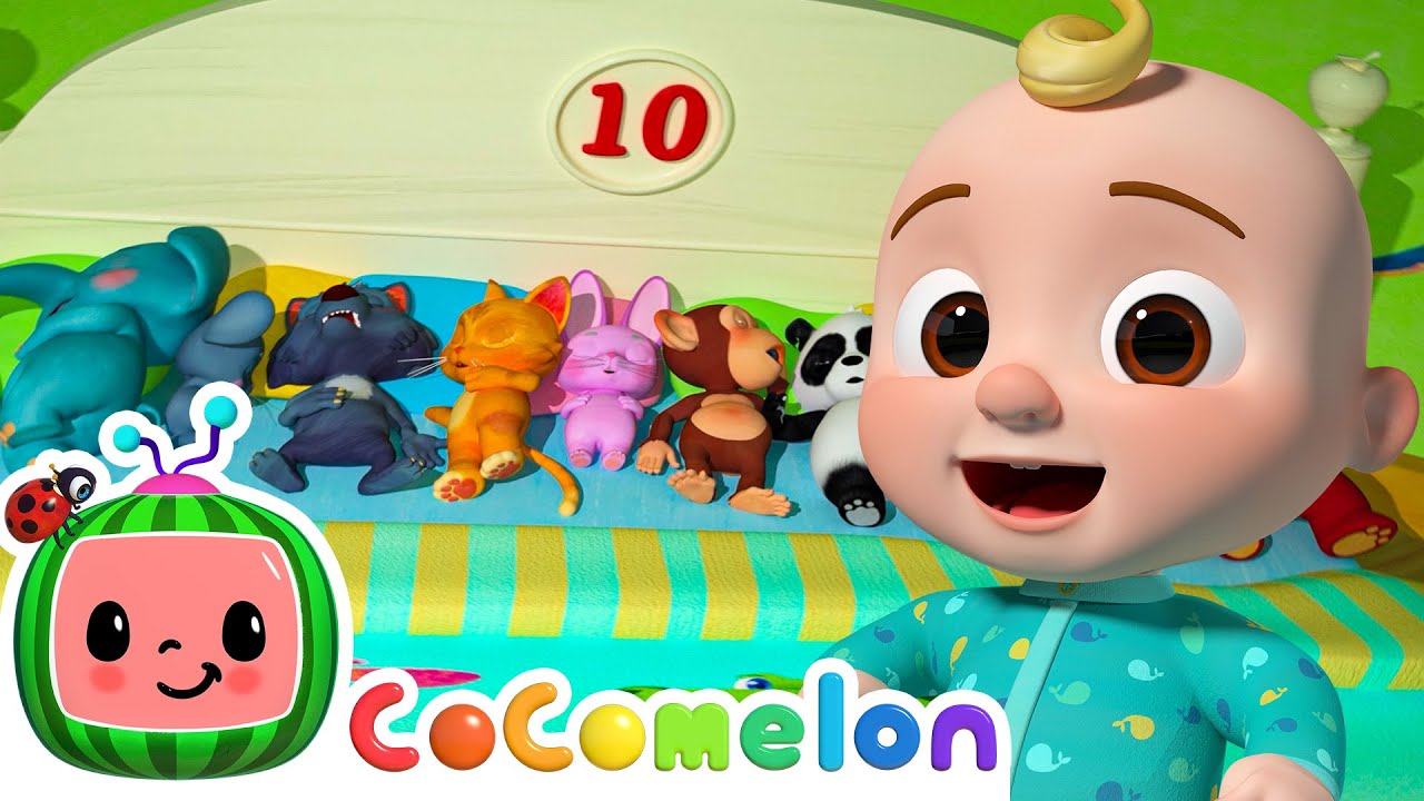 😴 Ten in the Bed - Sleepy Accidents! 😴 | @CoComelon | 🔤 Moonbug Subtitles 🔤