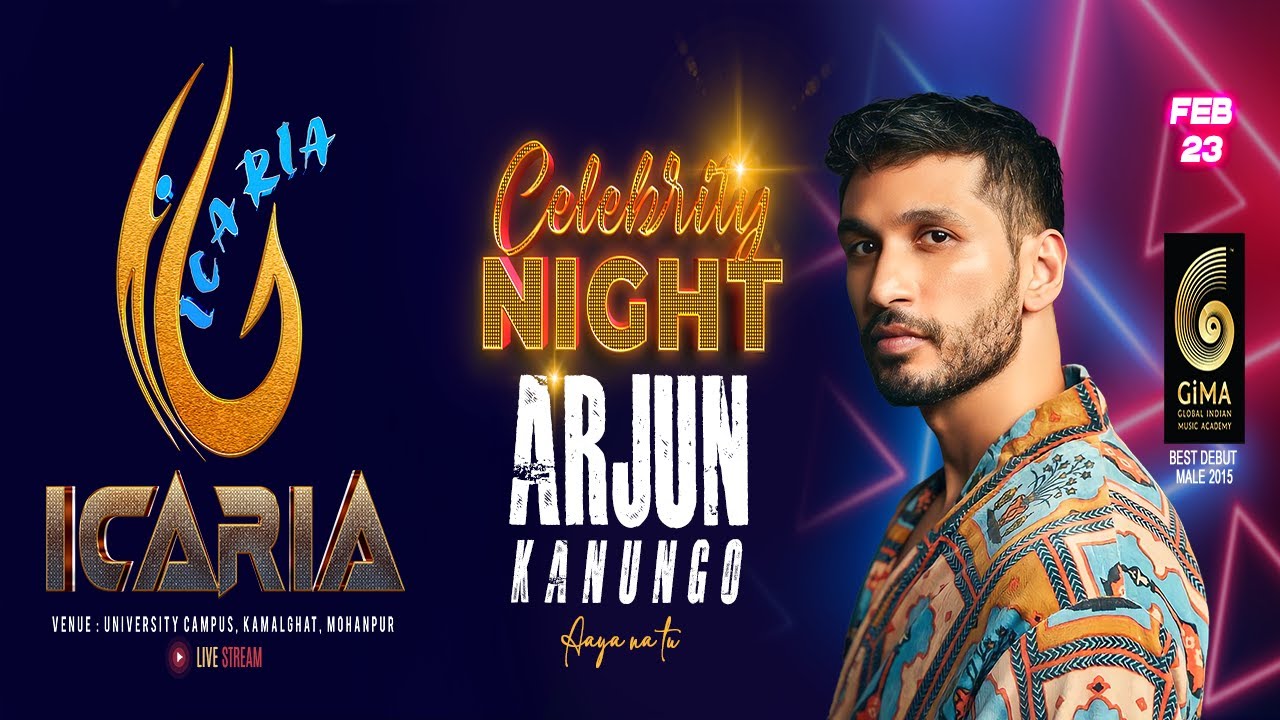 Arjun Kanungo rocks ICARIA 2024 at ICFAI University Tripura! #ICARIA2024 #liveperformance