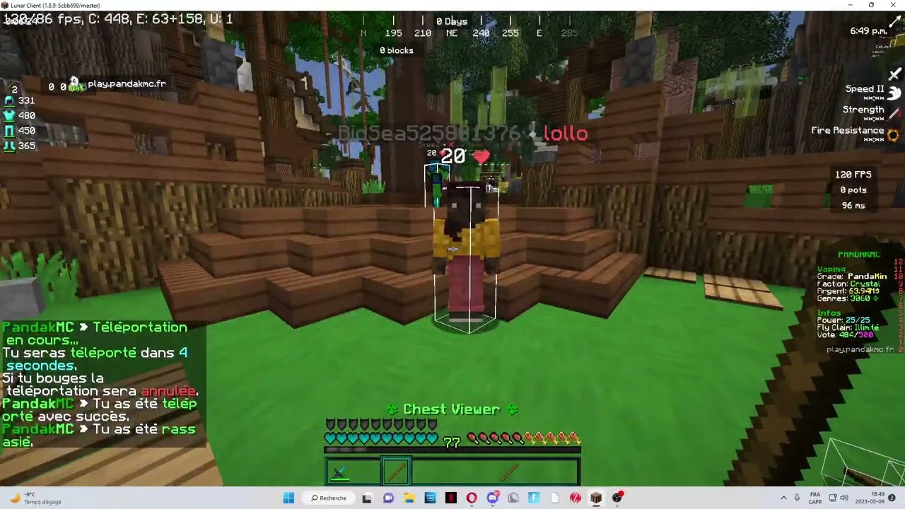 PandakMc Ouverture de boss + keys