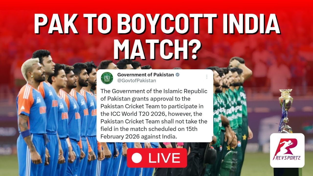 T20 WC | BREAKING: GOVT OF PAK CONFIRMS BOYCOTT AGAINST INDIA