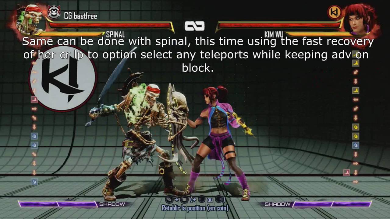 Kim Wu : Advanced situational setups and combos.