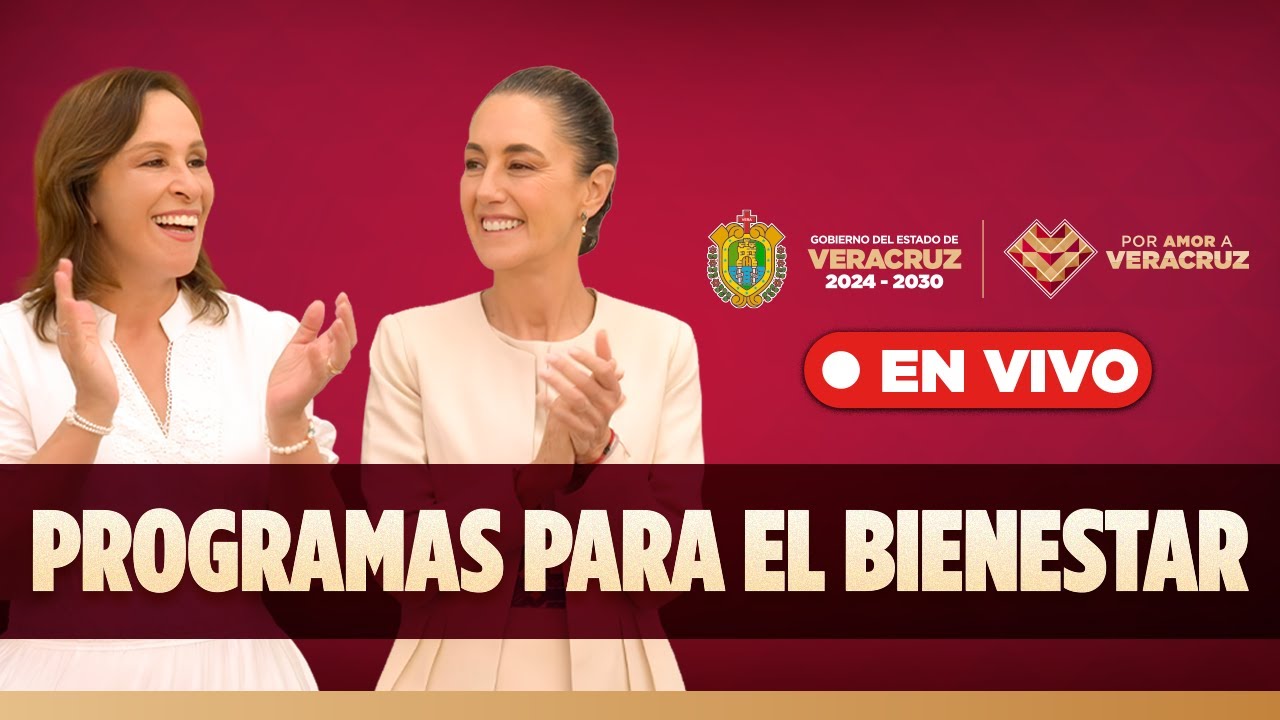 📽️ En vivo | Entrega de apoyos del Programa de Bienestar en Cardel, Veracruz.
